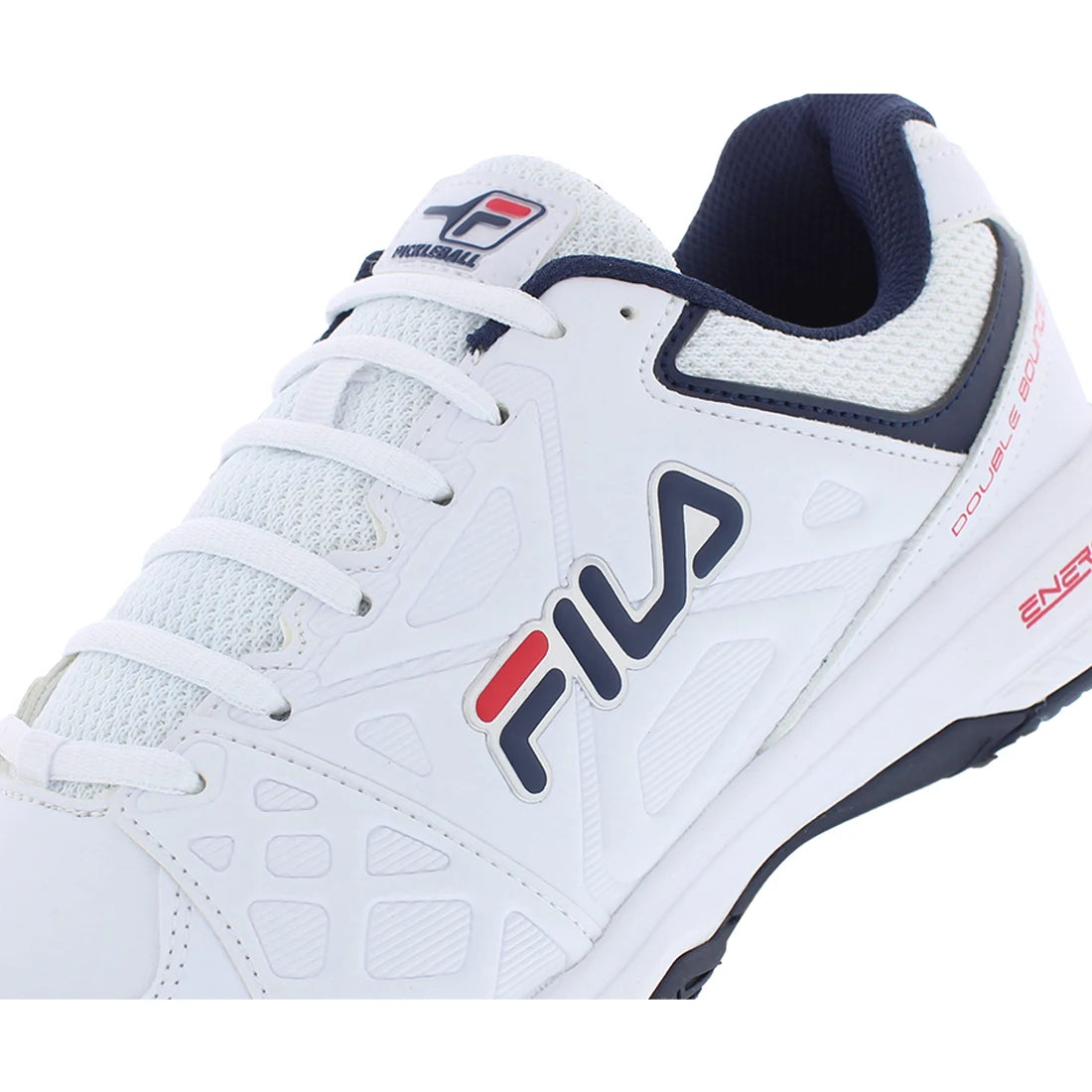 Fila Double Bounce 3 Mens Shoes Color: White/Navy  100% Authentic