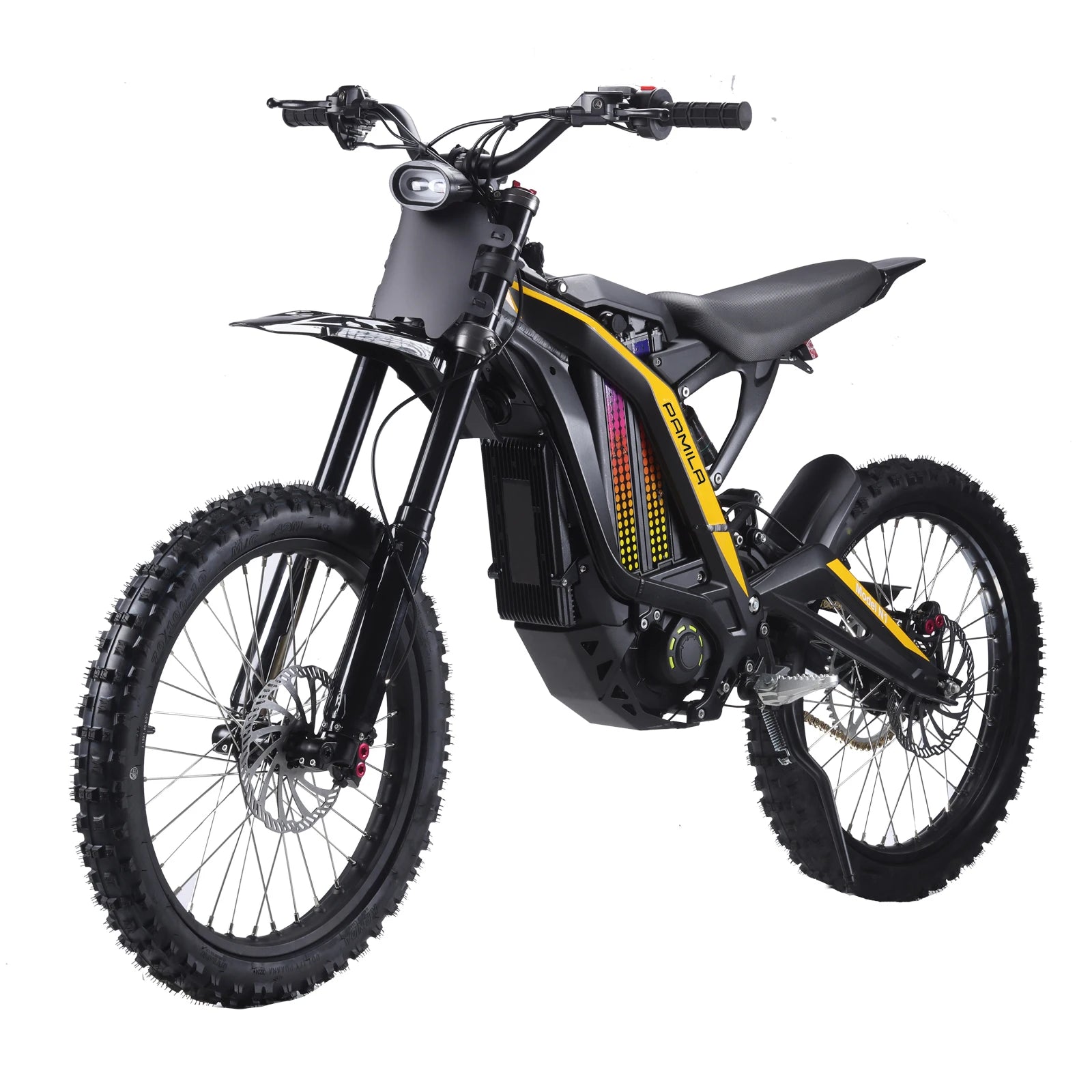 Most Powerful Panther Mid Drive Lightest 60N.m 72V 8000W 30Ah 85Km/h 100Km Range Off Road Motorcycle Electric Dirt Bike