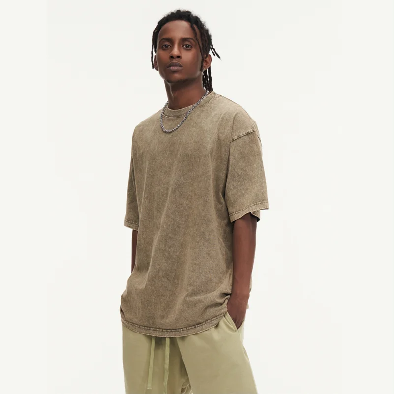 Customized T-shirts Fashion Men's And Women's Shirts Printing Logo 100% Cotton Vintage Tops Embroidery Design Pattern