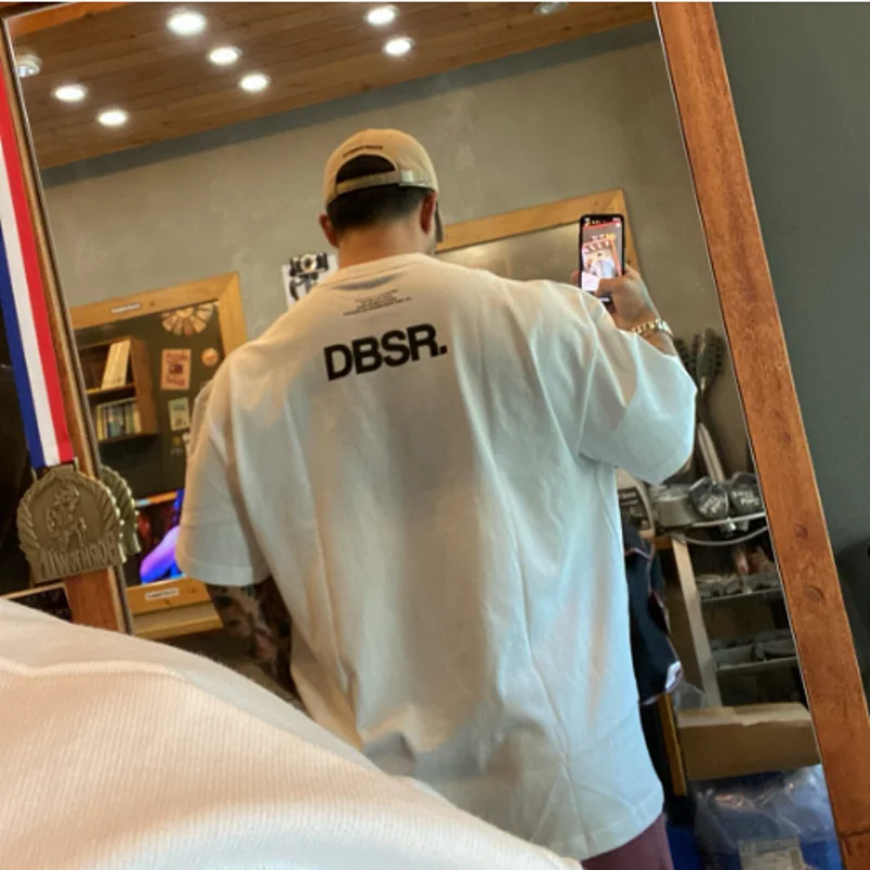 Fitness suit for men with muscular physique breathable and loose fitting short sleeved T-shirt spring and summer casual runnin