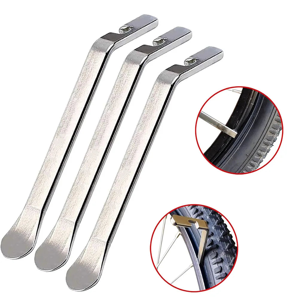 3/5pcs Bicycle Tire Lever Premium Hardened Stainless steel Levers to Repair Bike Tube,Cycling Tire Repair Tool
