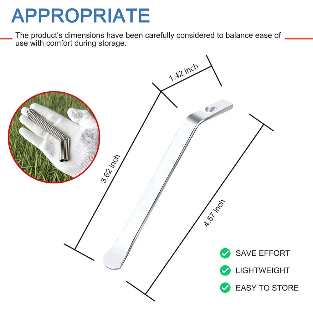 3/5pcs Bicycle Tire Lever Premium Hardened Stainless steel Levers to Repair Bike Tube,Cycling Tire Repair Tool